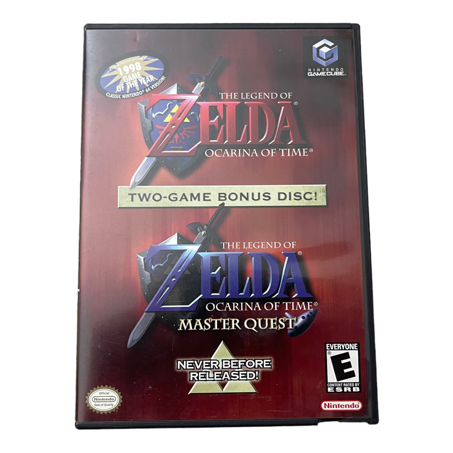 The Legend of Zelda Ocarina of Time: Master Quest GameCube CIB